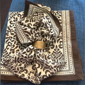 World Market Square Floral Cotton Napkins (6) 20”x20”